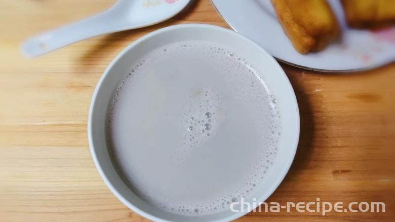Practice of peanut mixed soybean milk