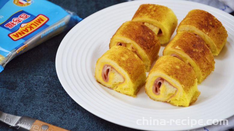 The recipe for cheese toast rolls