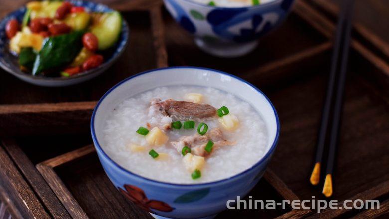 How to make scallops and ribs Congee