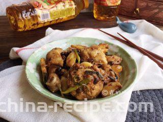 干葱豆豉鸡,完成。