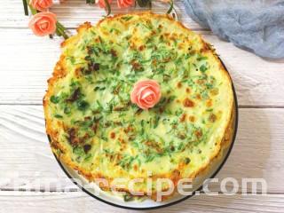 苜蓿菜饼,成品图