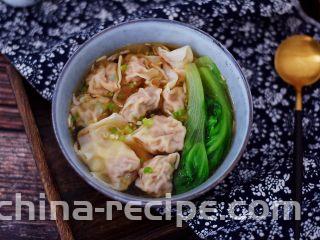 鲜虾猪肉馄饨,成品图