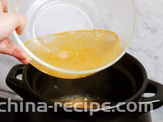 潮汕海鲜粥,再加入虾汤