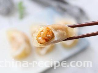 水晶蒸饺,味道Q弹鲜美，吃着太过瘾了！