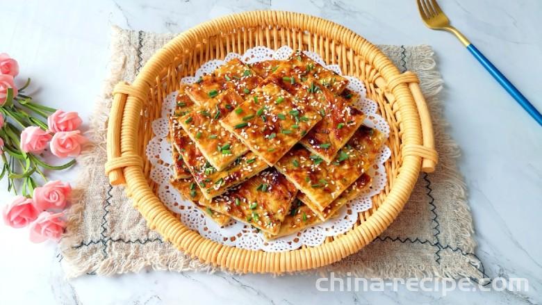 The recipe for garlic sauce flavored cake