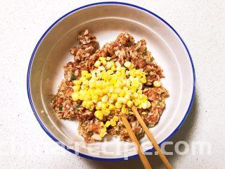 猪肉甜玉米馅抄手,加入甜玉米