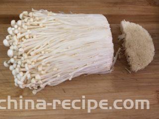 孜然金针菇,金针菇去掉一点头