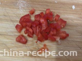 孜然金针菇,辣椒剁碎
