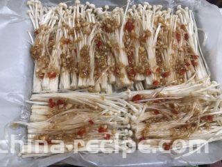 孜然金针菇,加好后