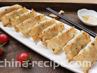 韭菜锅贴,喜欢的试试吧！