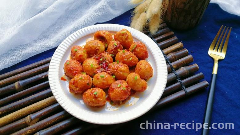 The method of braised quail eggs