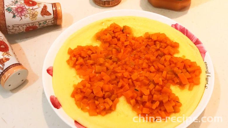 The recipe for pumpkin egg custard
