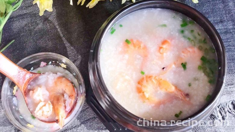 How to make fresh shrimp Congee in casserole