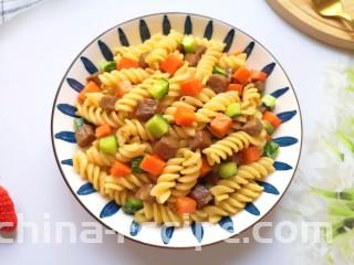 牛排意面,有菜有肉有主食，完美！