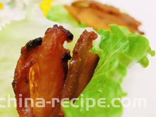 烤五花肉（奥尔良烤翅味）,包上五花肉，开吃～～