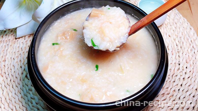 How to make scallops and seafood Congee