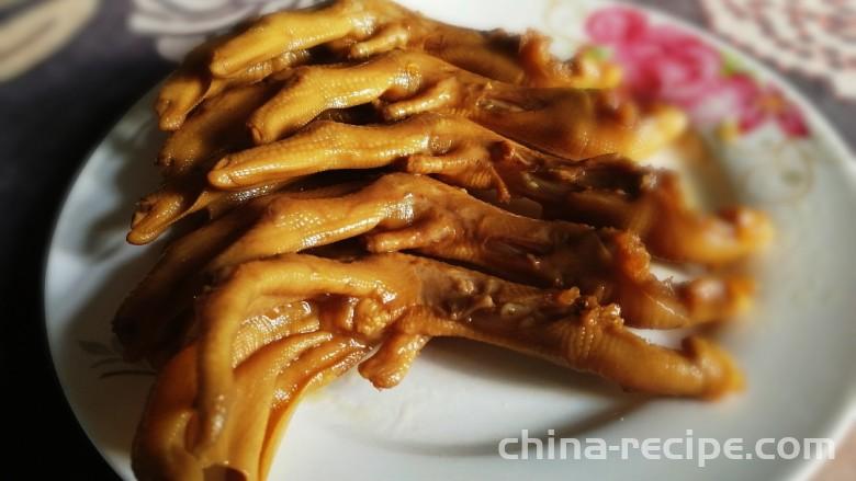 How to make Red-Stewed Duck palms
