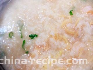 干贝海鲜粥,搅拌均匀，即可出锅了！