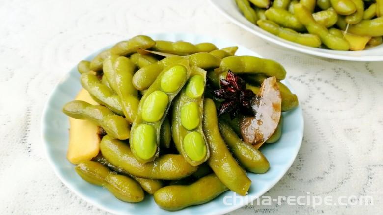 The method of making five spice edamame