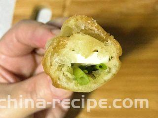 私家版培根牙签油条,卷起，卷牢固。