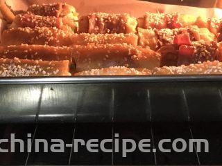 私家版培根牙签油条,入烤箱，200度8分钟。