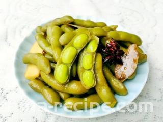五香毛豆,很好吃哦