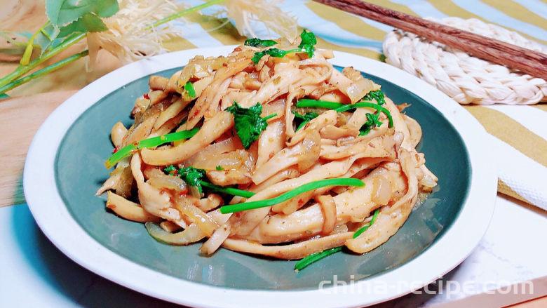 The recipe for cumin oyster mushroom