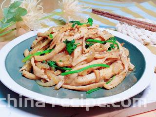 孜然杏鲍菇,烧烤味的自然杏鲍菇就上桌了！
