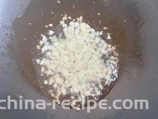 潮汕肠粉,爆香蒜末