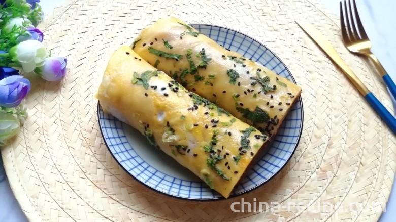 The recipe for making corn residue pancakes
