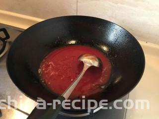 酸甜荔枝里脊肉,根据自己的口味加味道。
