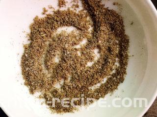 孜然烤玉米,拌匀
