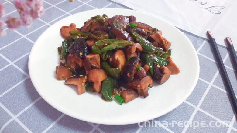 The method of braised shiitake mushrooms