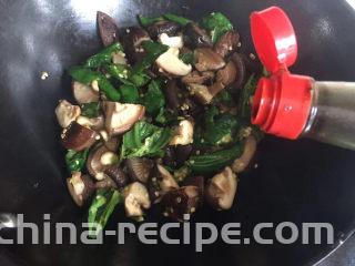 红烧香菇,来一点生抽