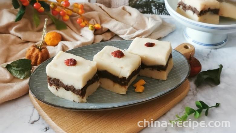 The recipe for kidney bean cake