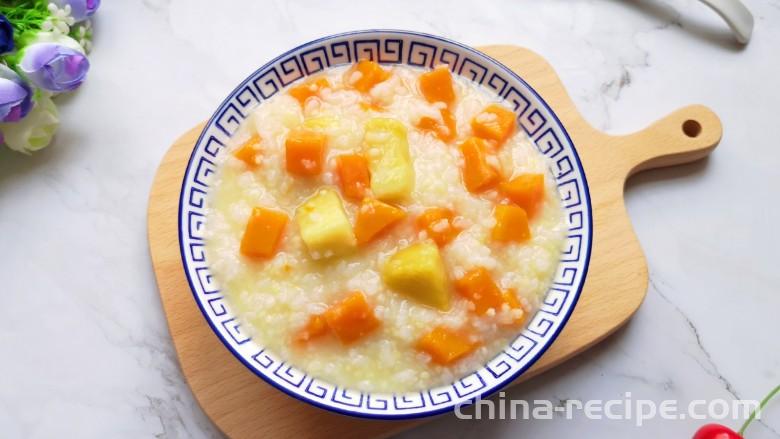 Practice of Sweet Potato and Pumpkin Congee
