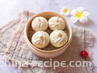 青菜油渣包,闻起来特别香。