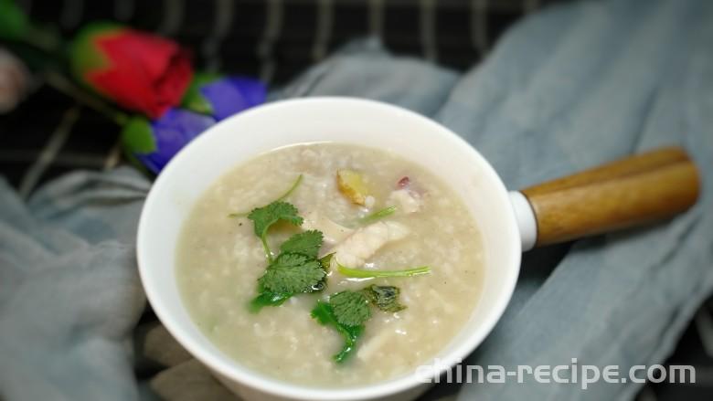 How to make oyster squid Congee