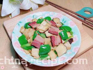 杏鲍菇炒腊肉,超好吃哟！