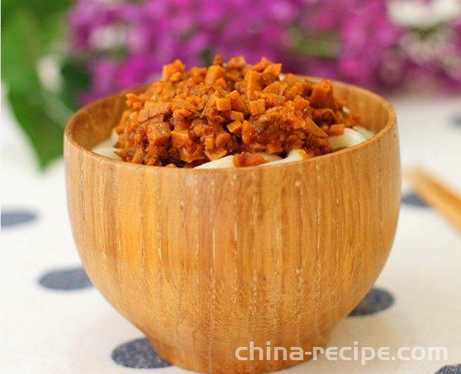 The recipe for mushroom meat sauce