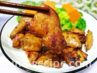 蜜汁香煎鸡胸肉,😋😋😋