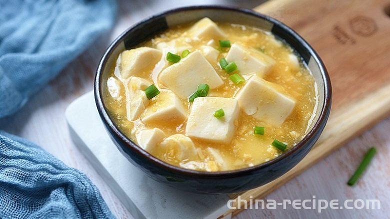 The recipe for Jinsha Tofu