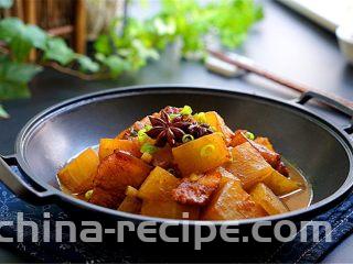 猪肉炖冬瓜粉条,容我再晒一张成品图诱惑大家一下