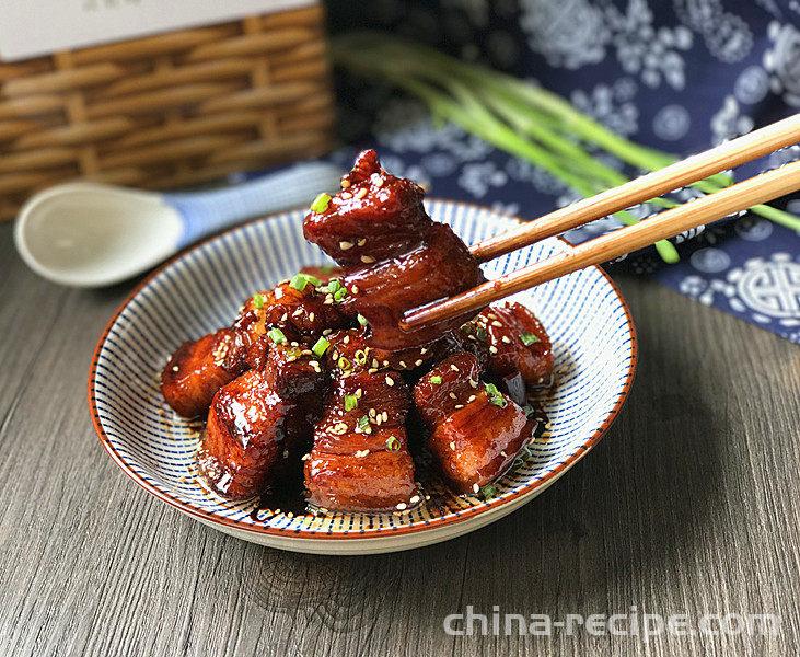 The recipe for sweet and sour pork belly