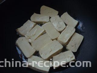 川辣红烧豆腐,下豆腐块