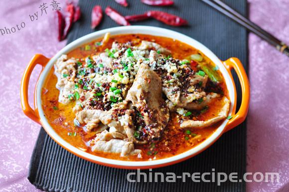 The traditional method of boiling beef in water
