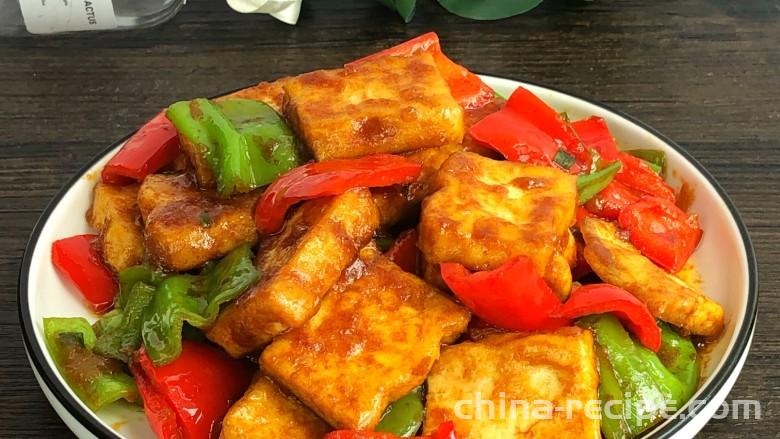 The method of stir frying crispy tofu