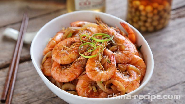 How to make Sauteed Shrimps with onion