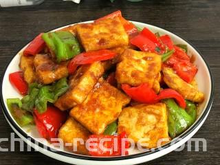 炒脆皮豆腐,好吃到爆炸的炒脆皮豆腐就好了！