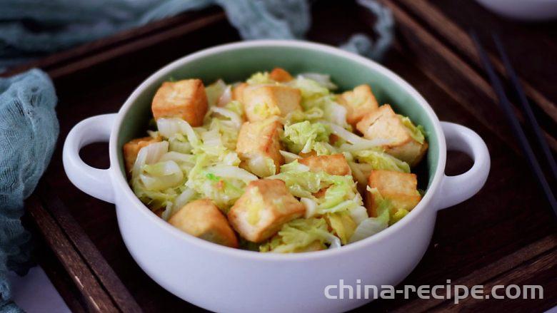 The method of making cabbage tofu